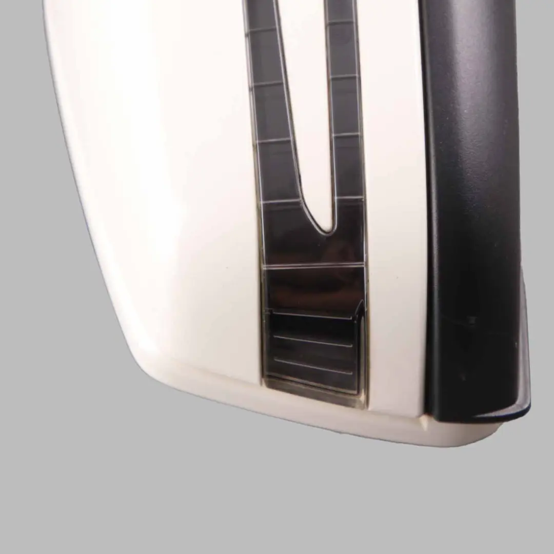 Wing Mirror Outside Power Fold Door Right O/S Calcite White - 650 to Mercedes W176 with Part number A1768100200 Mercedes W176 Wing Mirror Outside Power Fold Door Right O/S Calcite White - 650 - SKU rhd-A1768100200-CW - Part number A1768100200