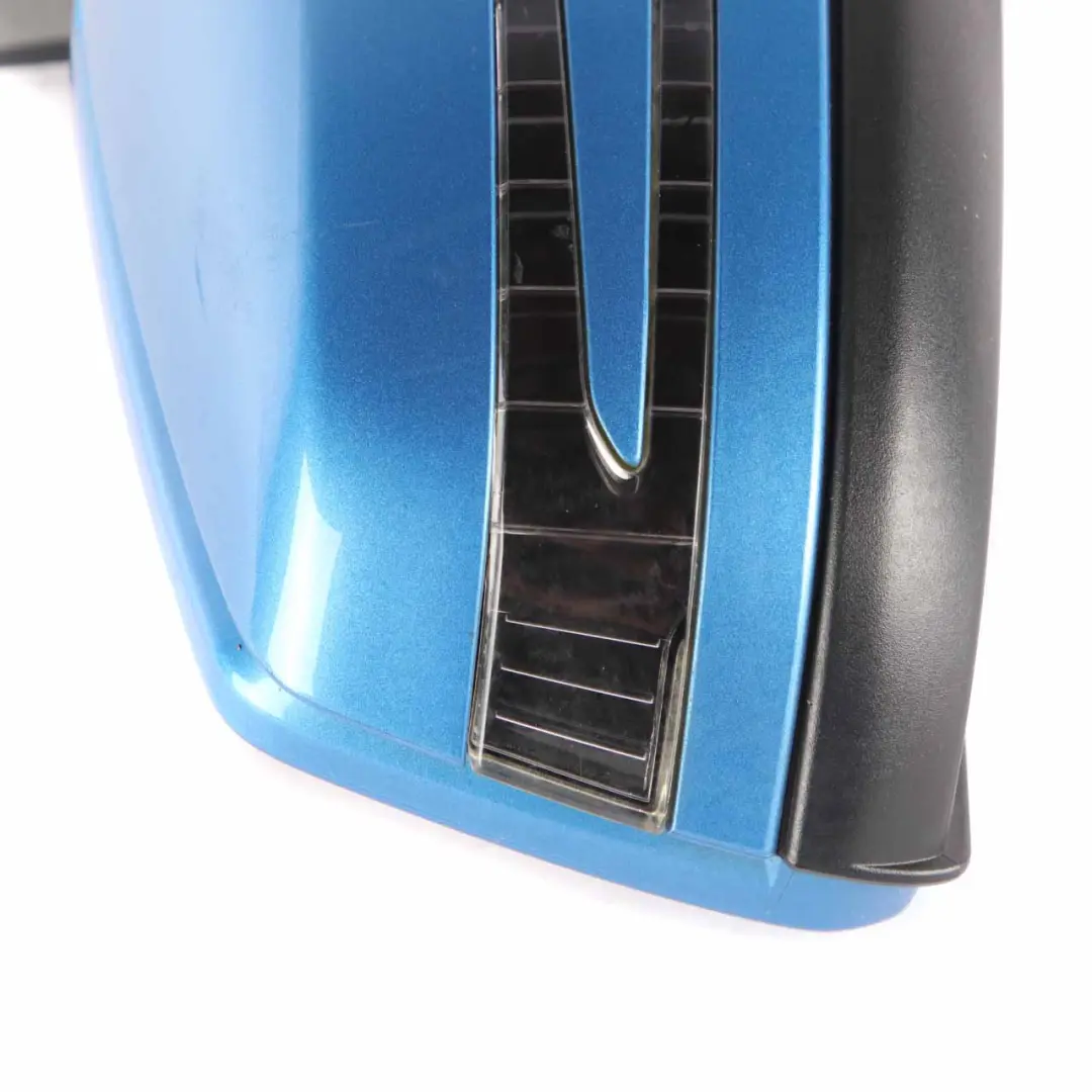 Mercedes-Benz A W176 Right O/S Outside Wing Door Mirror South Sea Blue Metallic to with Part number A1768100216 Mercedes-Benz A W176 Right O/S Outside Wing Door Mirror South Sea Blue Metallic - SKU rhd-A1768100216-SSB - Part number A1768100216