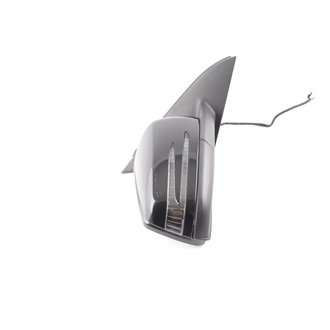 Mercedes W176 Wing Mirror Door Right O/S Outside Kosmos Black Metallic - 191 - SKU rhd-A1768100276-KB1 - Part number A1768100276