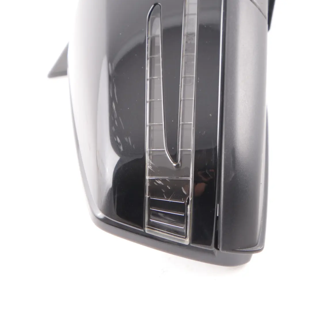 Mercedes W176 Wing Mirror Door Right O/S Outside Kosmos Black Metallic - 191 - SKU rhd-A1768100276-KB1 - Part number A1768100276