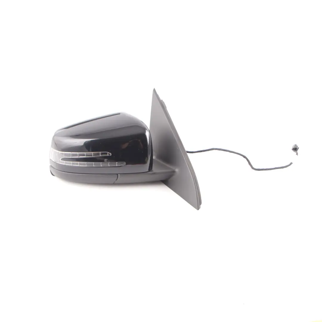 Mercedes W176 Wing Mirror Door Right O/S Outside Kosmos Black Metallic - 191 - SKU rhd-A1768100276-KB1 - Part number A1768100276