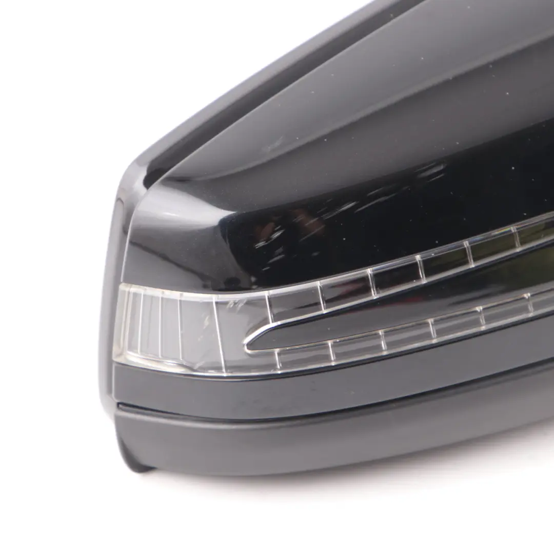 Mercedes W176 Wing Mirror Door Right O/S Outside Kosmos Black Metallic - 191 - SKU rhd-A1768100276-KB1 - Part number A1768100276