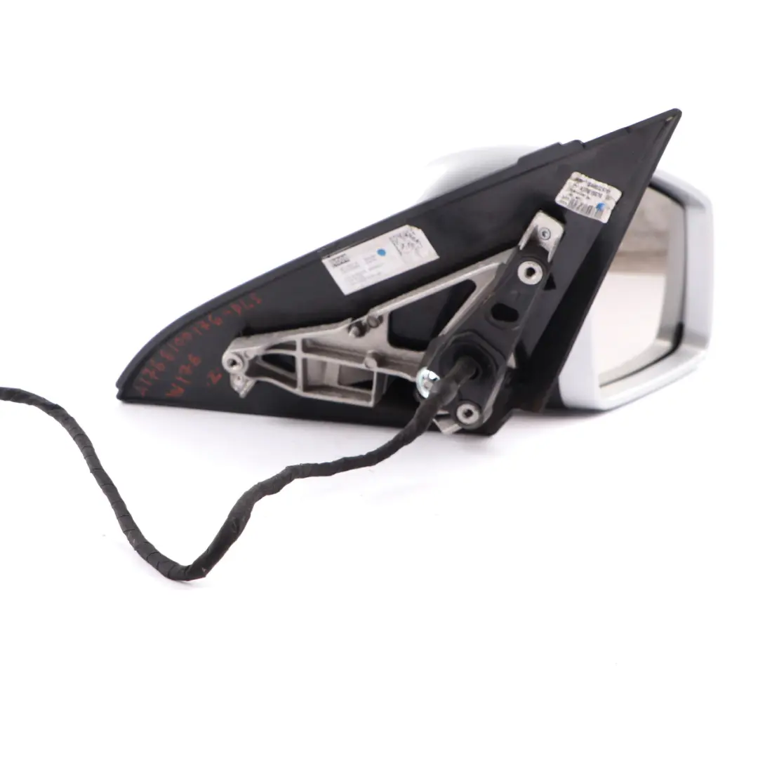 Mercedes W176 Wing Mirror Door Right O/S Outside Polar Silver Metallic - 761 - SKU rhd-A1768100276-PLS - Part number A1768100276