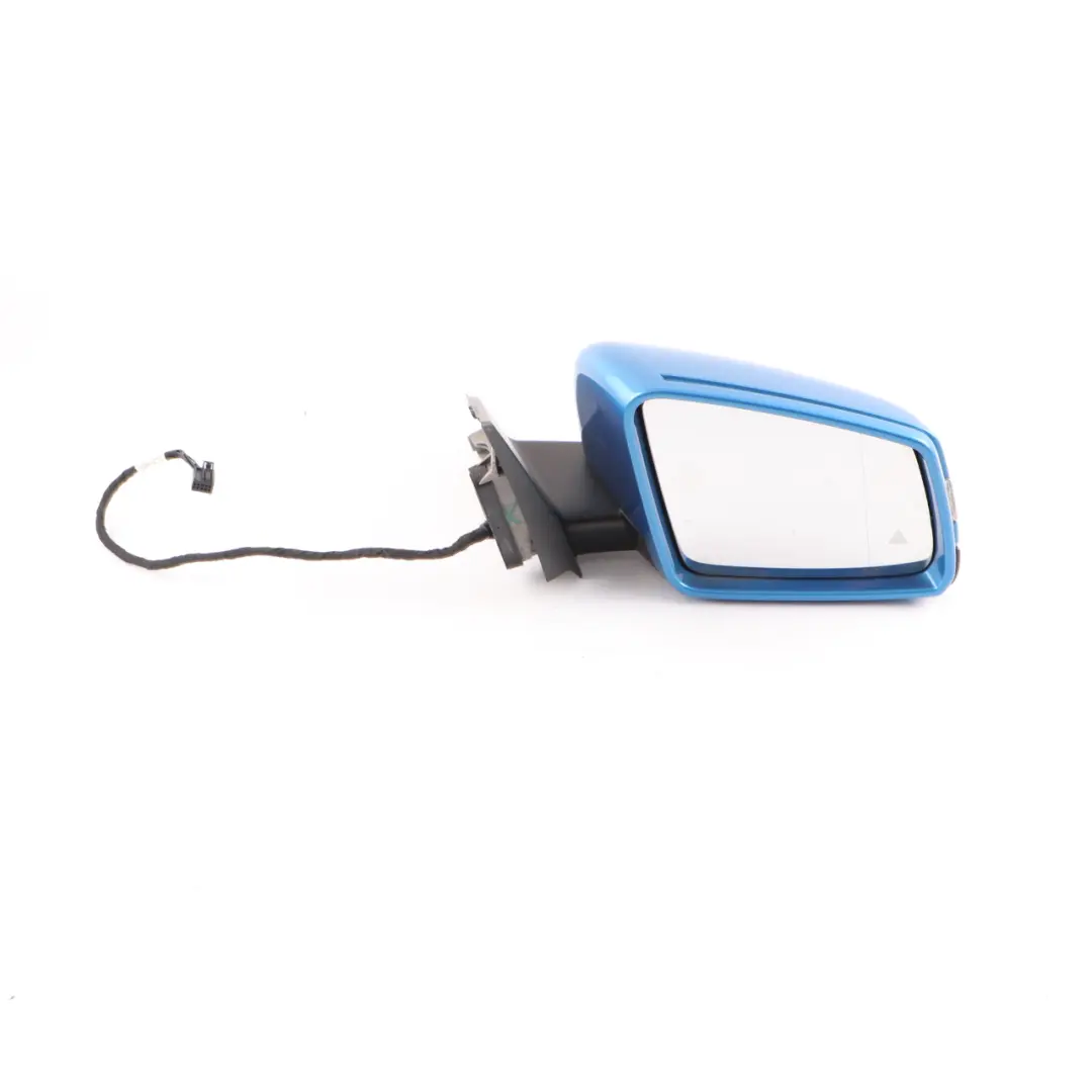 Wing Mirror Door Right O/S Outside South Sea Blue Metallic - 162 to Mercedes W176 with Part number A1768100276 Mercedes W176 Wing Mirror Door Right O/S Outside South Sea Blue Metallic - 162 - SKU rhd-A1768100276-SSB - Part number A1768100276