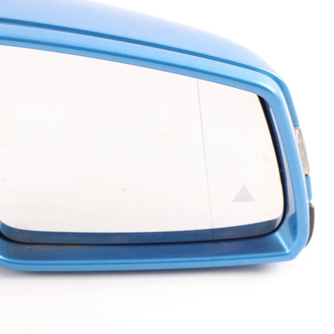 Mercedes W176 Wing Mirror Door Right O/S Outside South Sea Blue Metallic - 162 - SKU rhd-A1768100276-SSB - Part number A1768100276
