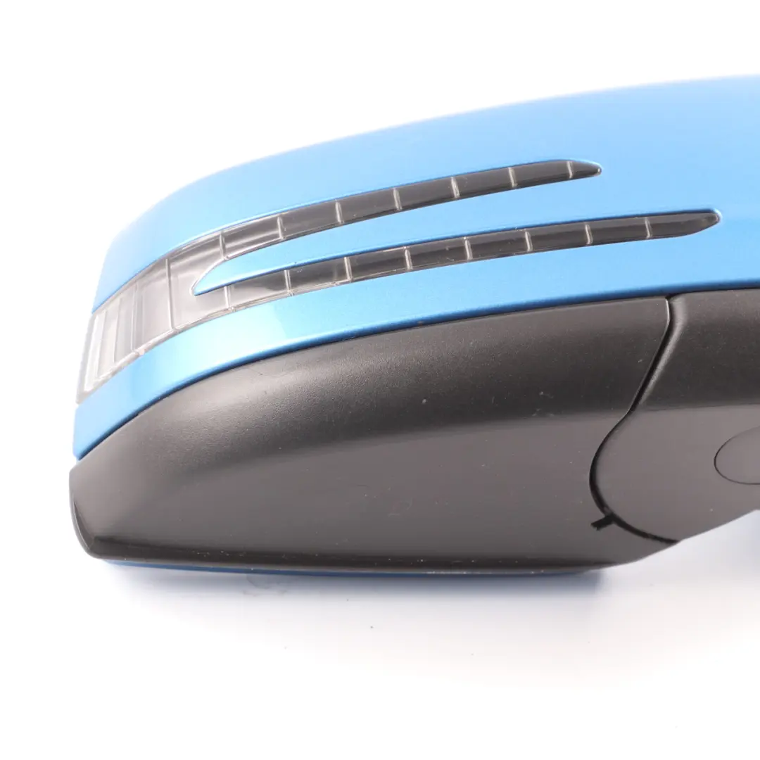 Mercedes W176 Wing Mirror Door Right O/S Outside South Sea Blue Metallic - 162 - SKU rhd-A1768100276-SSB - Part number A1768100276