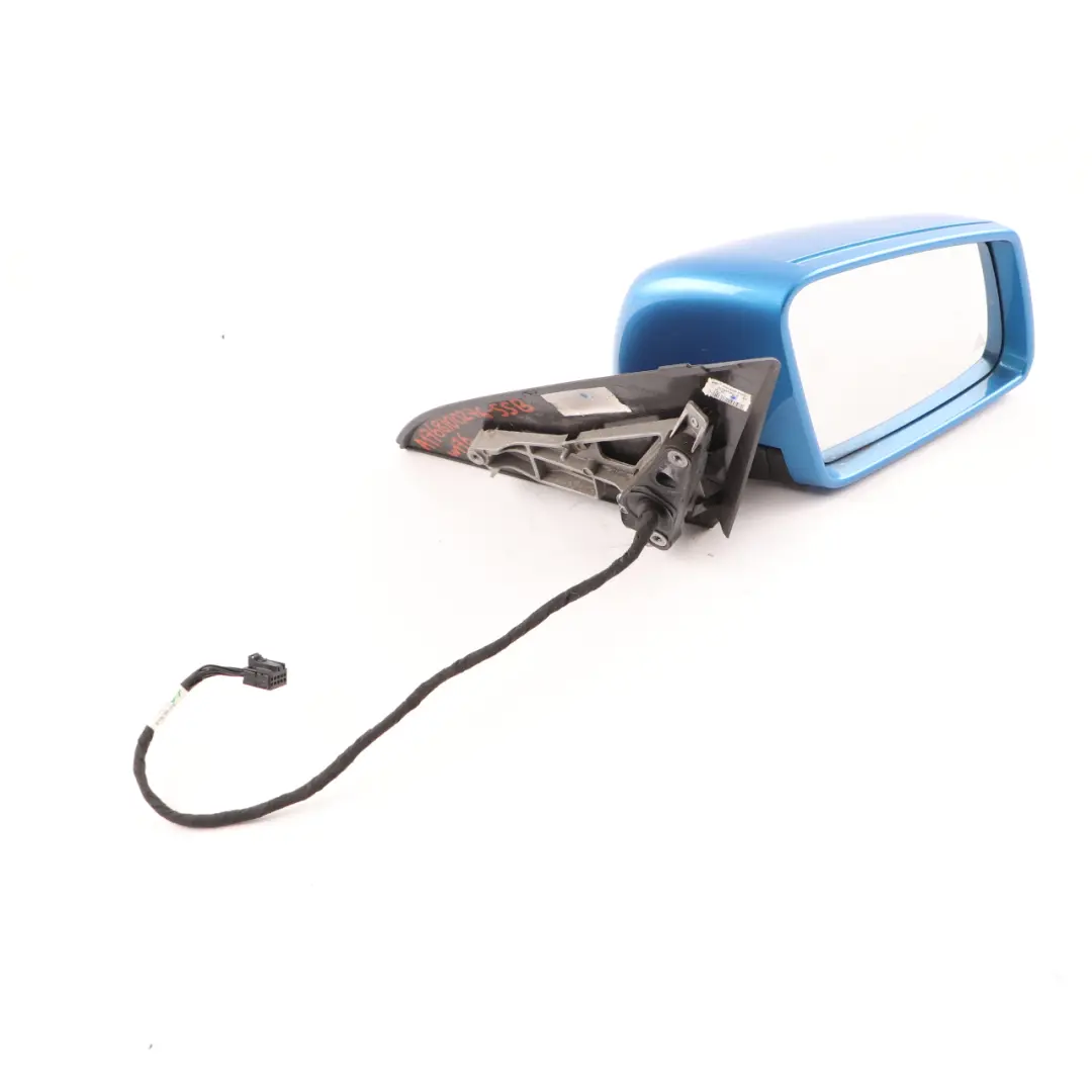 Mercedes W176 Wing Mirror Door Right O/S Outside South Sea Blue Metallic - 162 - SKU rhd-A1768100276-SSB - Part number A1768100276