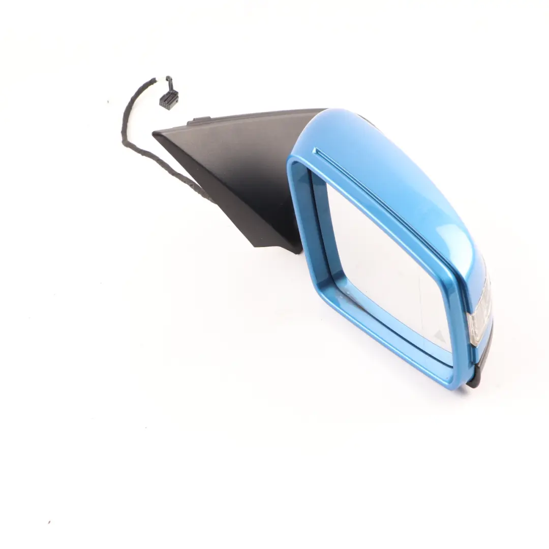 Mercedes W176 Wing Mirror Door Right O/S Outside South Sea Blue Metallic - 162 - SKU rhd-A1768100276-SSB - Part number A1768100276
