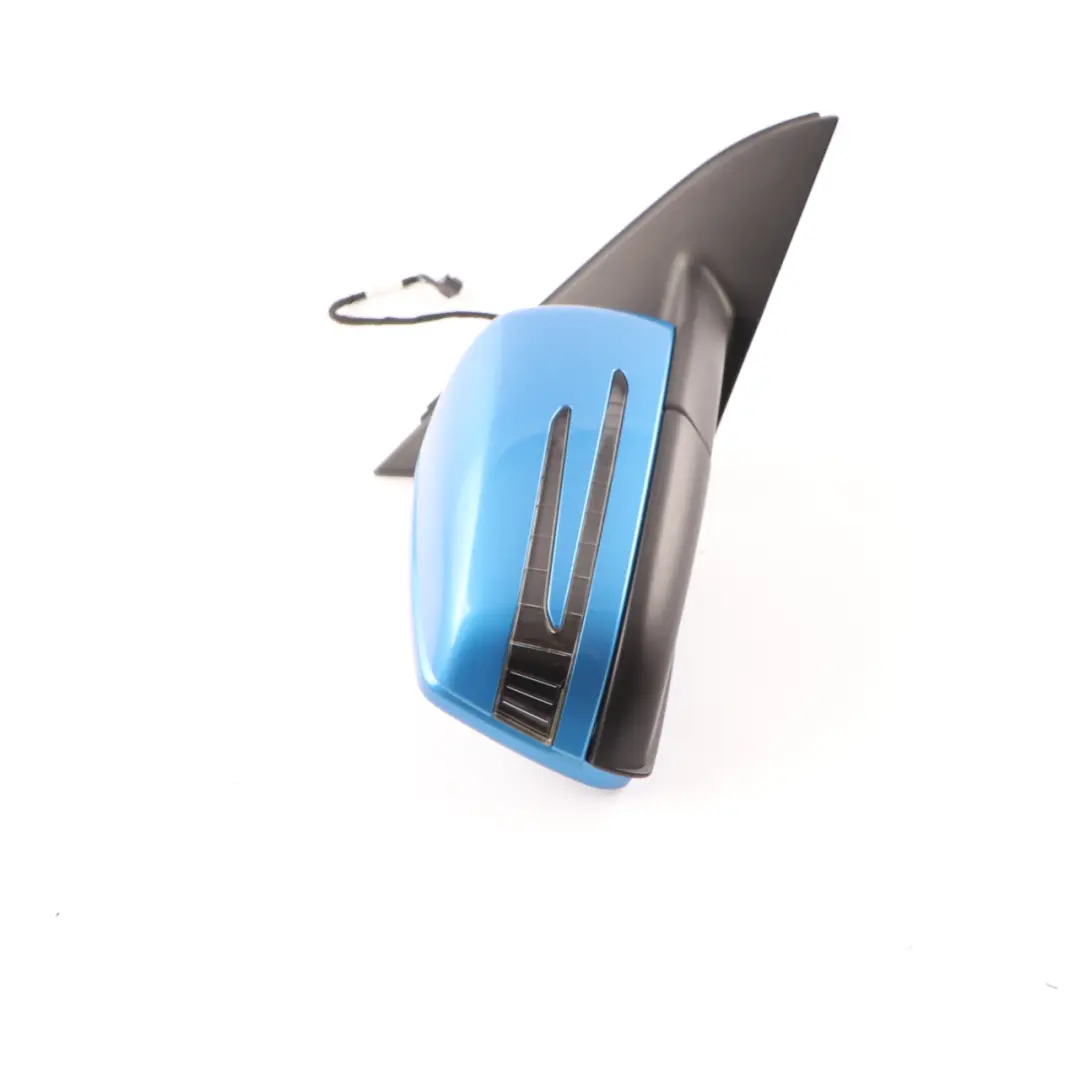 Wing Mirror Door Right O/S Outside South Sea Blue Metallic - 162 to Mercedes W176 with Part number A1768100276 Mercedes W176 Wing Mirror Door Right O/S Outside South Sea Blue Metallic - 162 - SKU rhd-A1768100276-SSB - Part number A1768100276