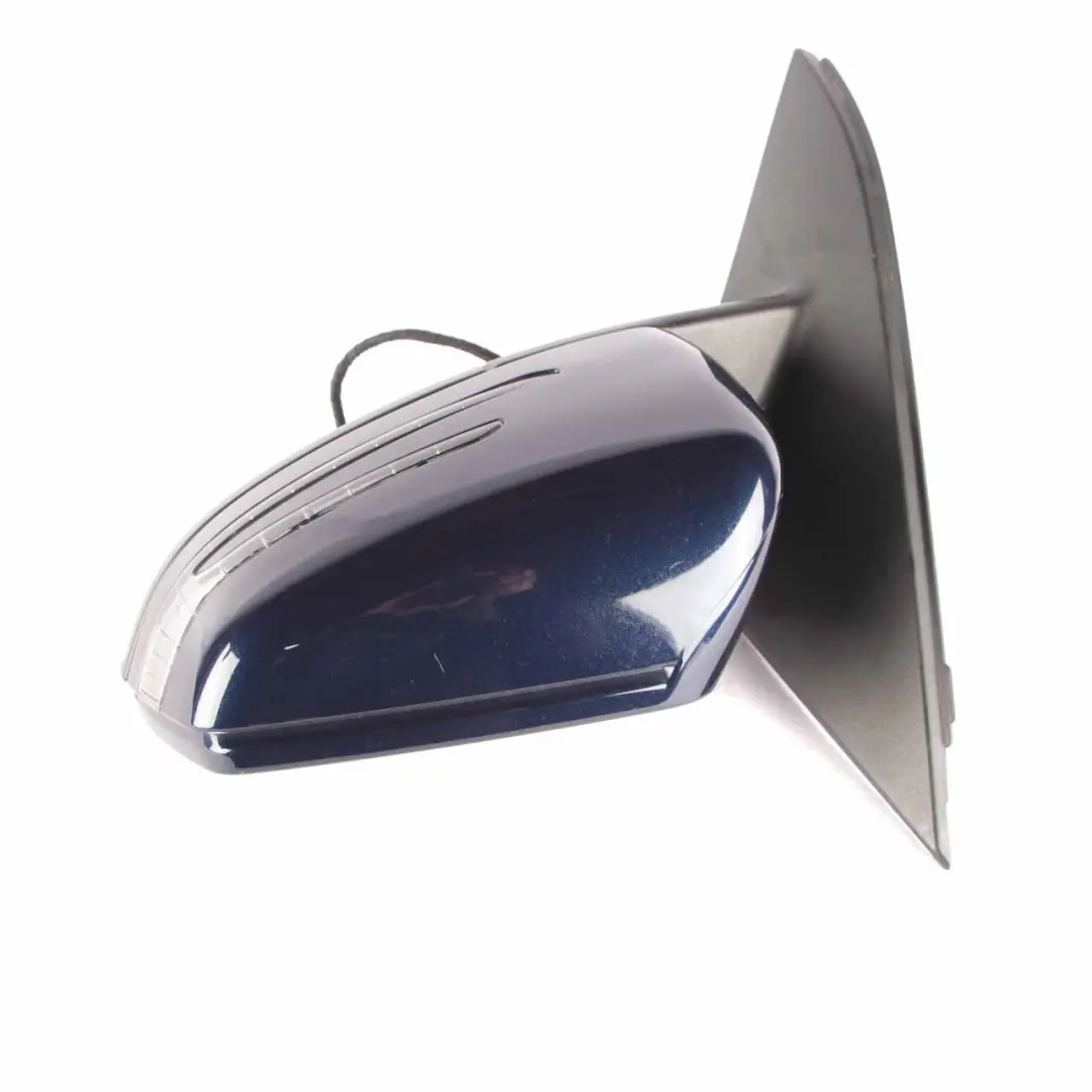 Wing Mirror Door Left N/S Outside Cavansite Blue Metallic 890 to Mercedes W176 with Part number A1768100300 Mercedes W176 Wing Mirror Door Left N/S Outside Cavansite Blue Metallic 890 - SKU rhd-A1768100300-CVB - Part number A1768100300