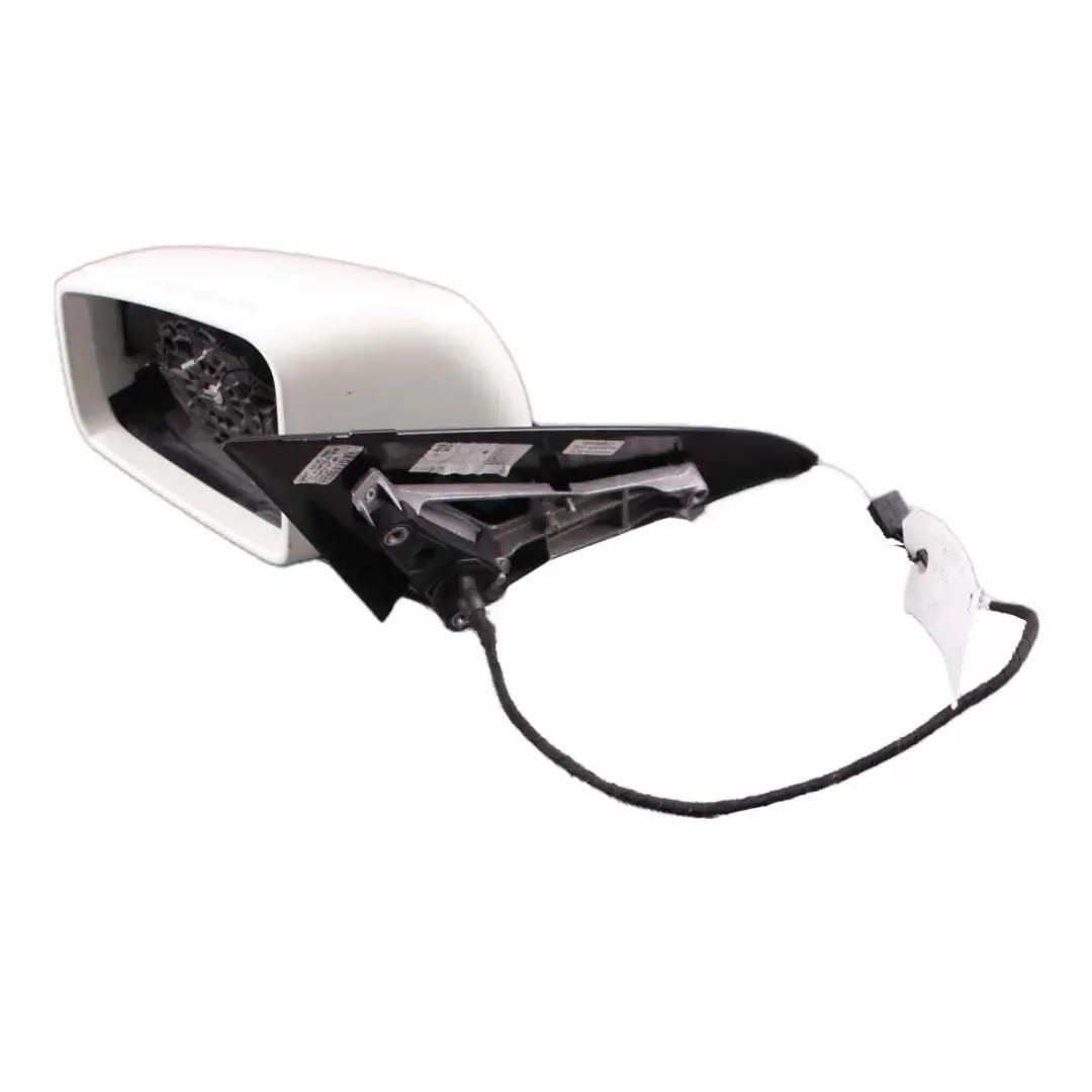 Wing Mirror Outside Power Fold Door Left N/S Calcite White - 650 to Mercedes W176 with Part number A1768100300 Mercedes W176 Wing Mirror Outside Power Fold Door Left N/S Calcite White - 650 - SKU rhd-A1768100300-CW1 - Part number A1768100300