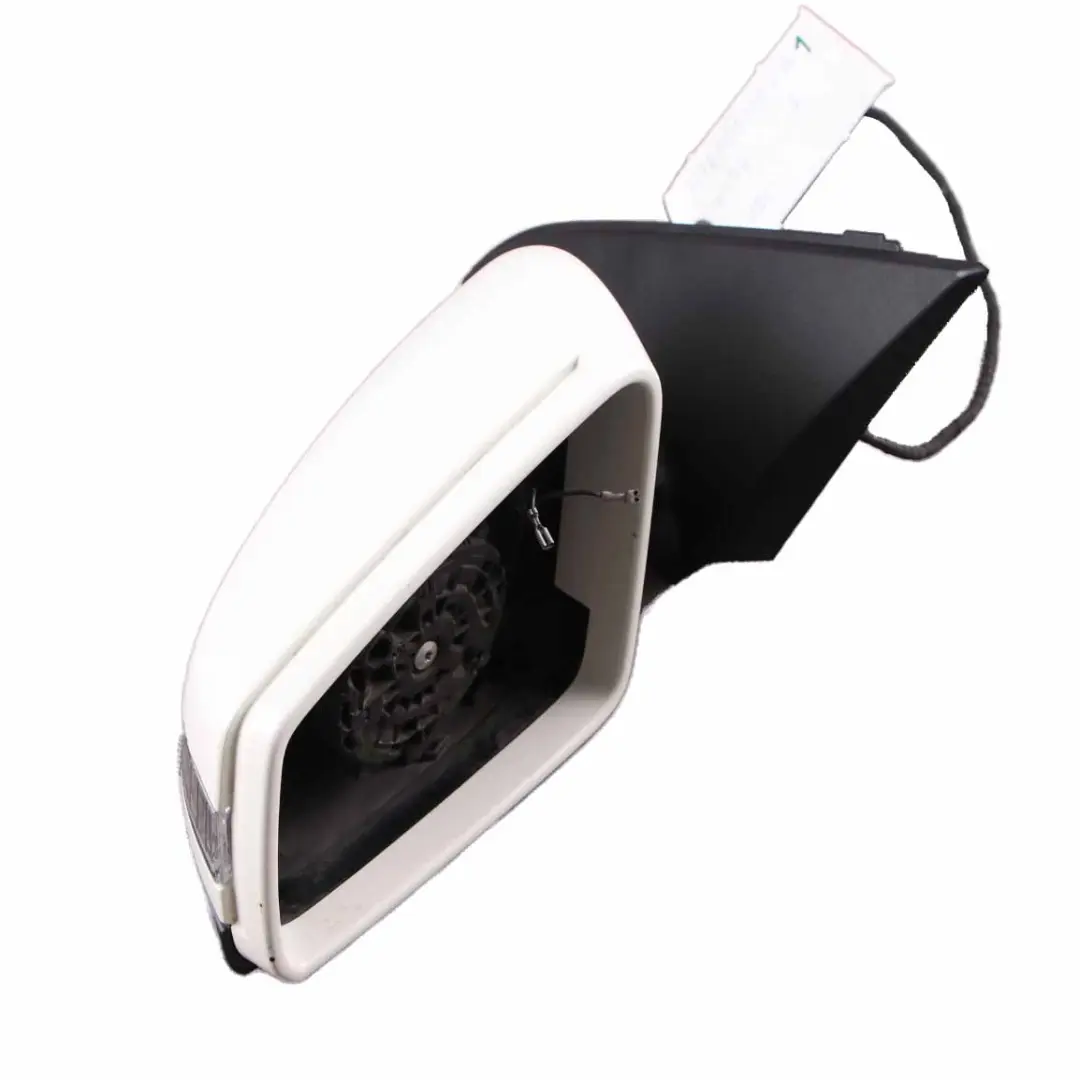 Mercedes W176 Wing Mirror Outside Power Fold Door Left N/S Calcite White - 650 - SKU rhd-A1768100300-CW1 - Part number A1768100300