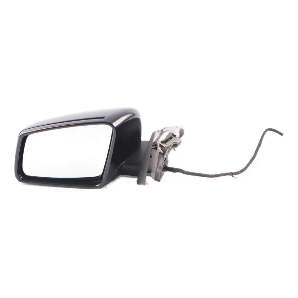 Wing Mirror Door Left N/S Power Fold Kosmos Black Metallic - 191 to Mercedes W176 with Part number A1768100376 Mercedes W176 Wing Mirror Door Left N/S Power Fold Kosmos Black Metallic - 191 - SKU rhd-A1768100376-KB - Part number A1768100376