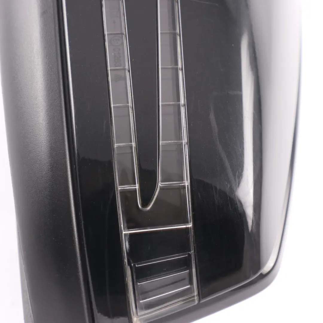 Mercedes W176 Wing Mirror Door Left N/S Power Fold Kosmos Black Metallic - 191 - SKU rhd-A1768100376-KB - Part number A1768100376