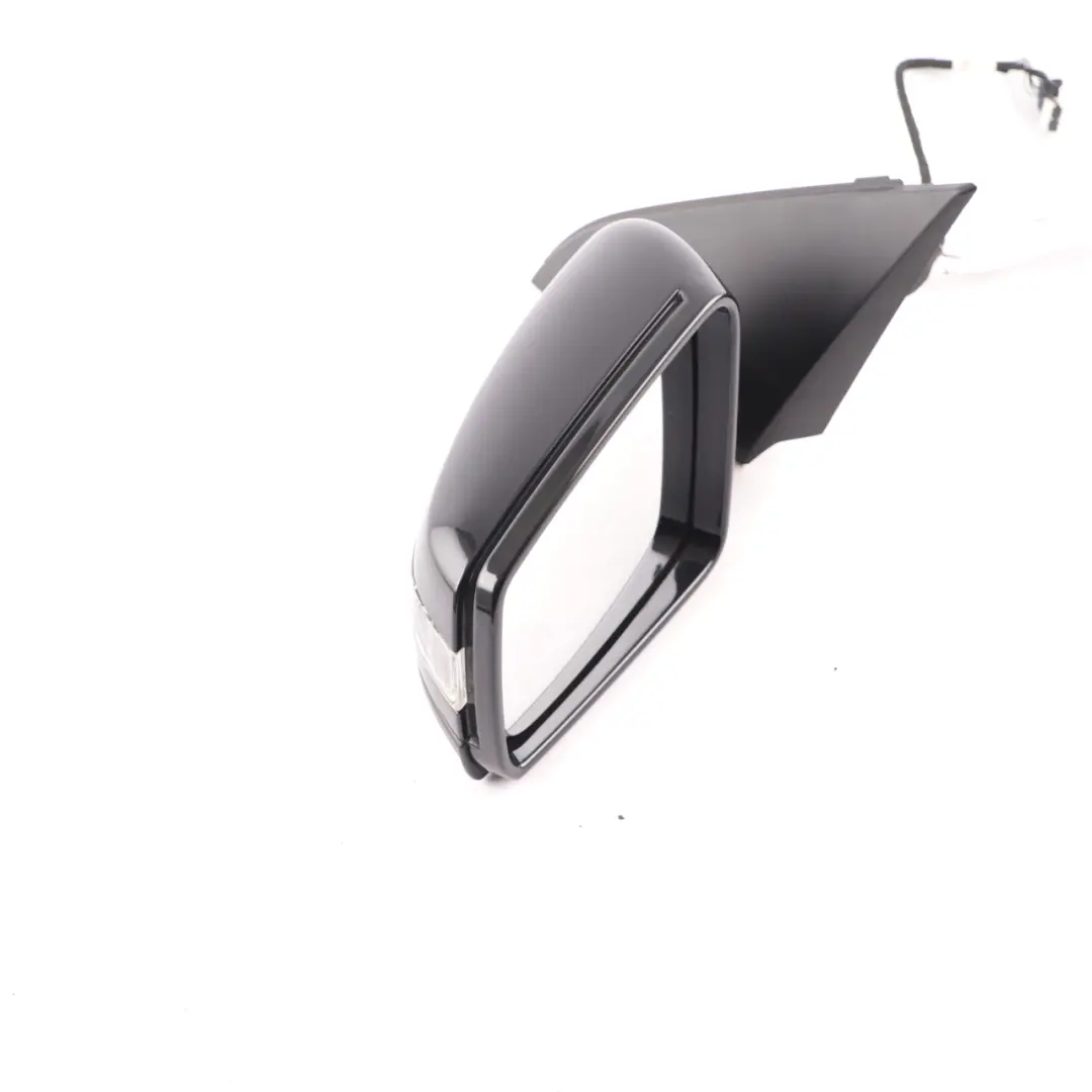 Wing Mirror Door Left N/S Power Fold Kosmos Black Metallic - 191 to Mercedes W176 with Part number A1768100376 Mercedes W176 Wing Mirror Door Left N/S Power Fold Kosmos Black Metallic - 191 - SKU rhd-A1768100376-KB - Part number A1768100376