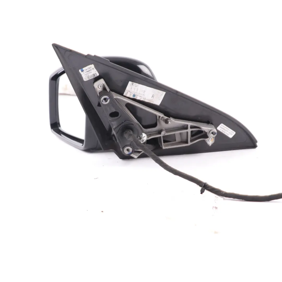 Wing Mirror Door Left N/S Power Fold Kosmos Black Metallic - 191 to Mercedes W176 with Part number A1768100376 Mercedes W176 Wing Mirror Door Left N/S Power Fold Kosmos Black Metallic - 191 - SKU rhd-A1768100376-KB - Part number A1768100376