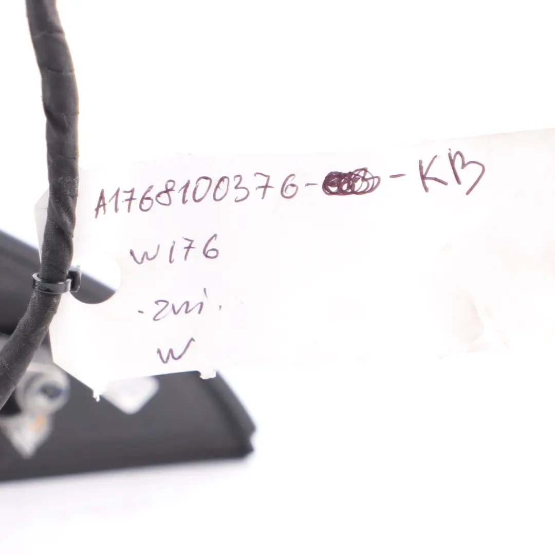 Wing Mirror Door Left N/S Power Fold Kosmos Black Metallic - 191 to Mercedes W176 with Part number A1768100376 Mercedes W176 Wing Mirror Door Left N/S Power Fold Kosmos Black Metallic - 191 - SKU rhd-A1768100376-KB - Part number A1768100376