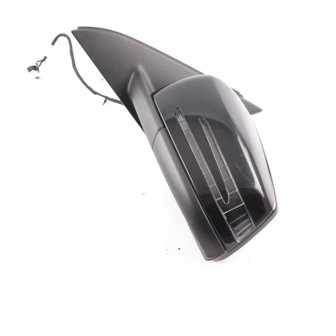 Wing Mirror Door Left N/S Power Fold Kosmos Black Metallic - 191 to Mercedes W176 with Part number A1768100376 Mercedes W176 Wing Mirror Door Left N/S Power Fold Kosmos Black Metallic - 191 - SKU rhd-A1768100376-KB - Part number A1768100376