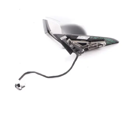 Mercedes W176 Wing Mirror Door Left N/S Power Fold Polar Silver Metallic - 761 - SKU rhd-A1768100376-PLS - Part number A1768100376