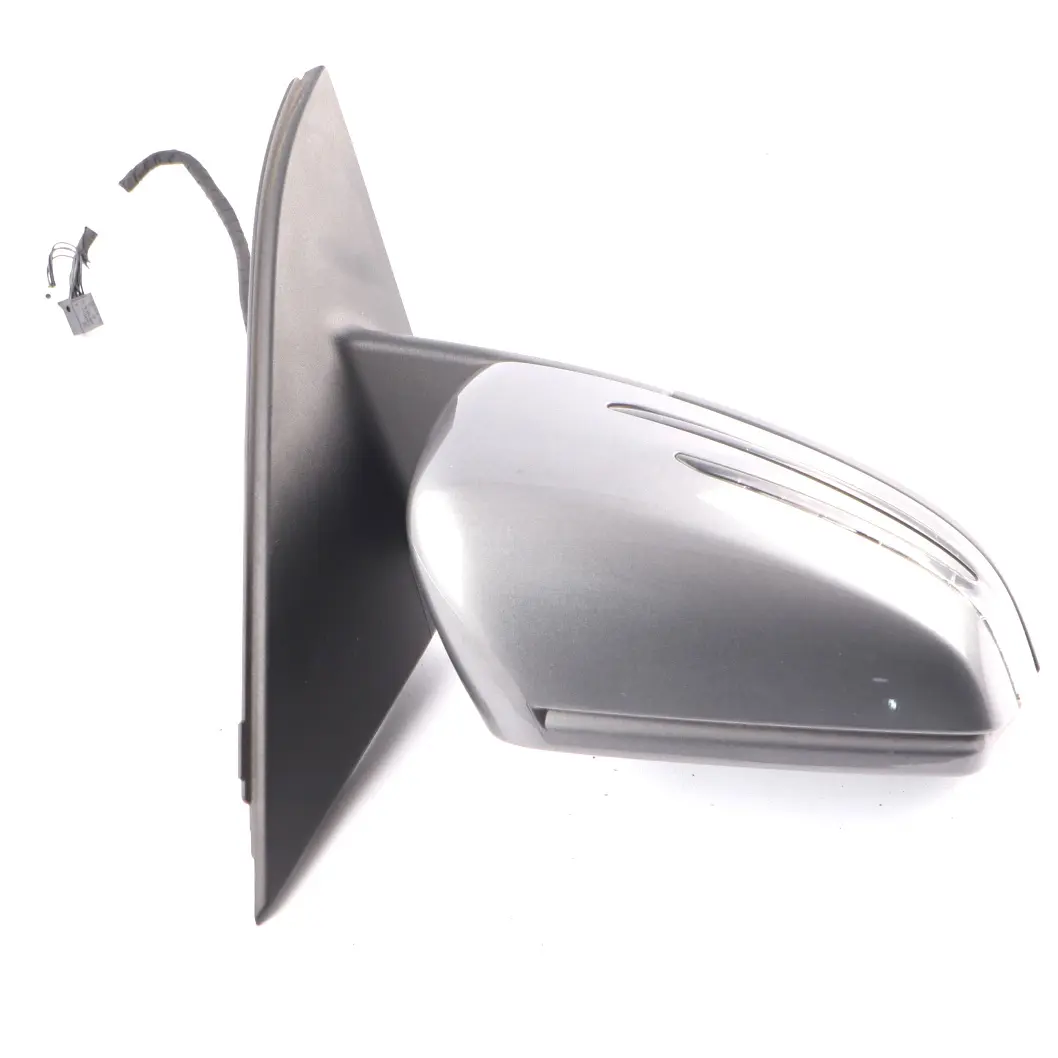Wing Mirror Door Right O/S Power Fold Mountain Grey - 787 to Mercedes W176 with Part number A1768100476 Mercedes W176 Wing Mirror Door Right O/S Power Fold Mountain Grey - 787 - SKU rhd-A1768100476-MG - Part number A1768100476