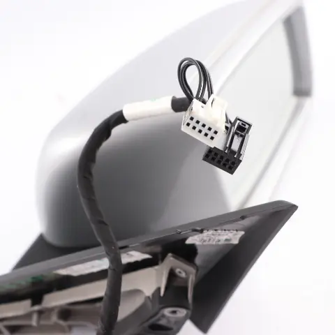Mercedes W176 Wing Mirror Door Right O/S Power Fold Polar Silver Metallic - 761 - SKU rhd-A1768100476-PLS - Part number A1768100476