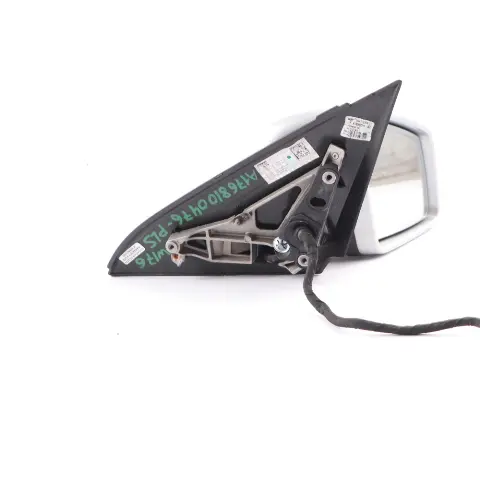 Wing Mirror Door Right O/S Power Fold Polar Silver Metallic - 761 to Mercedes W176 with Part number A1768100476 Mercedes W176 Wing Mirror Door Right O/S Power Fold Polar Silver Metallic - 761 - SKU rhd-A1768100476-PLS - Part number A1768100476