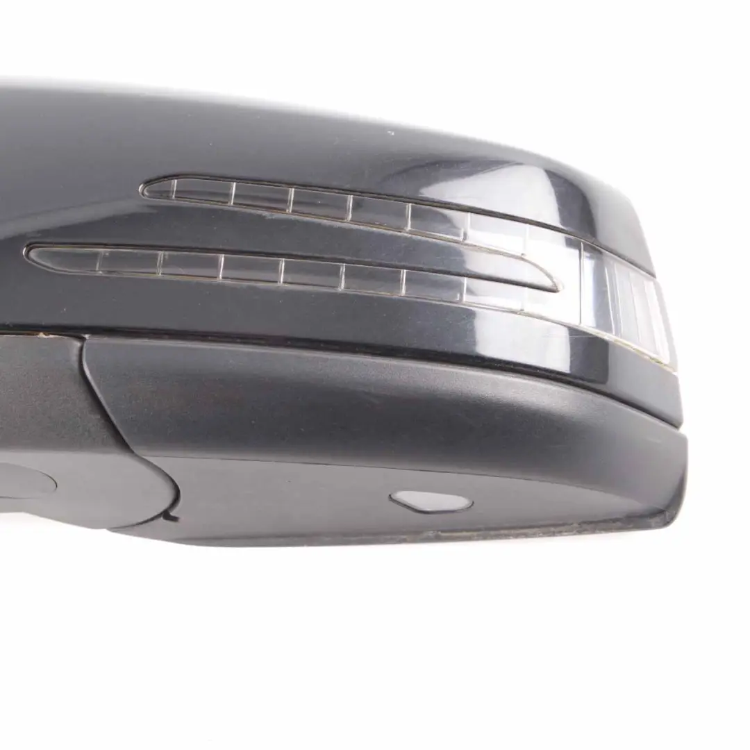 Mercedes W176 Wing Mirror Door Left N/S Power Fold Cosmos Black Metallic - 191 - SKU rhd-A1768100500-KB - Part number A1768100500