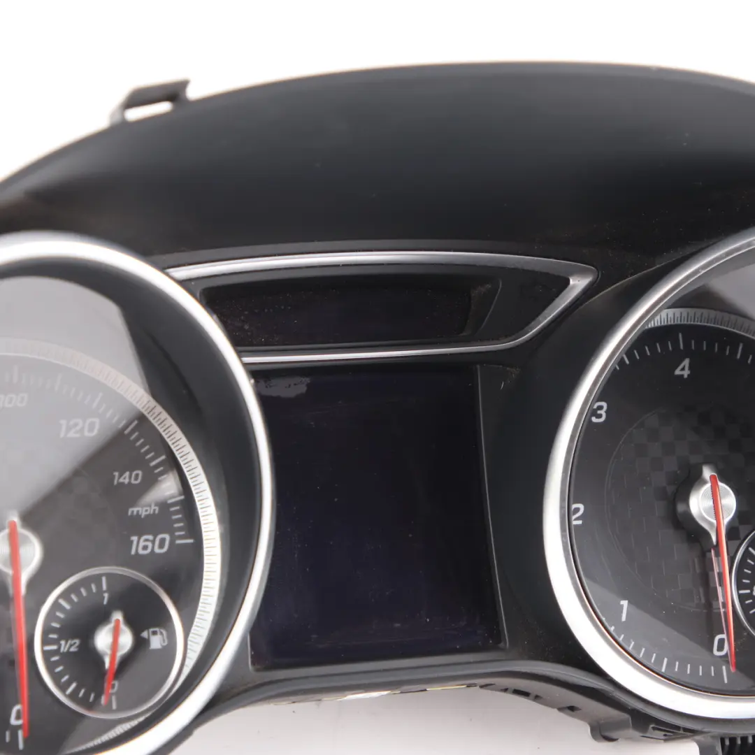 Instrument Cluster Speedo Clocks Automatic to Mercedes W176 Diesel with Part number A1769000205 Mercedes W176 Diesel Instrument Cluster Speedo Clocks Automatic - SKU rhd-A1769000205 - Part number A1769000205