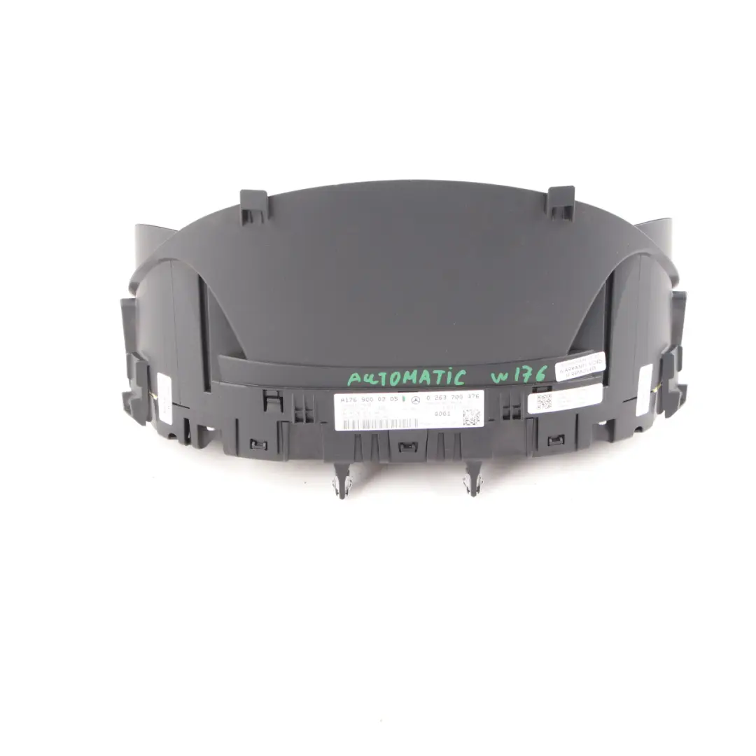 Instrument Cluster Speedo Clocks Automatic to Mercedes W176 Diesel with Part number A1769000205 Mercedes W176 Diesel Instrument Cluster Speedo Clocks Automatic - SKU rhd-A1769000205 - Part number A1769000205