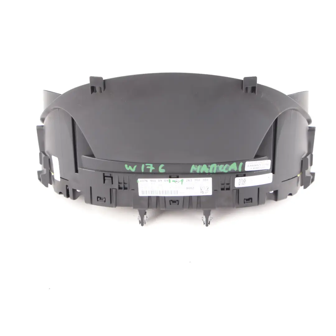 Instrument Cluster Speedo Clocks Meter Manual to Mercedes W176 Diesel with Part number A1769000904 Mercedes W176 Diesel Instrument Cluster Speedo Clocks Meter Manual - SKU rhd-A1769000904-1 - Part number A1769000904