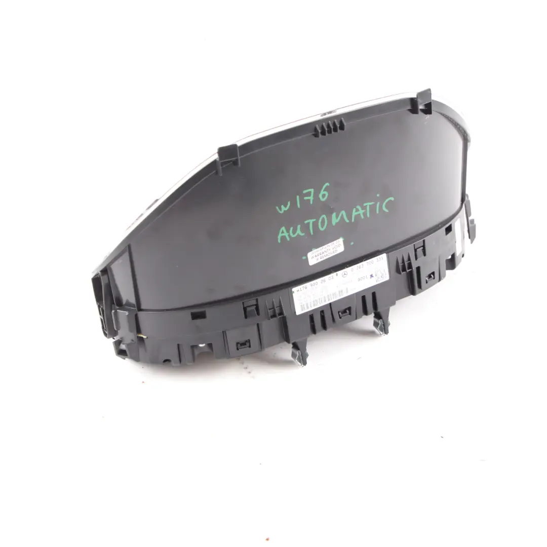 Mercedes W176 Diesel Instrument Cluster Speedo Clocks Automatic - SKU rhd-A1769002603 - Part number A1769002603