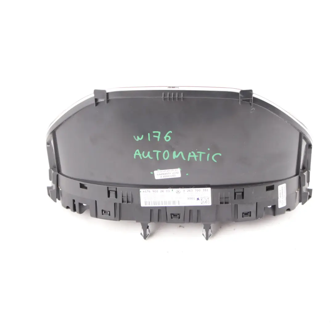 Mercedes W176 Diesel Instrument Cluster Speedo Clocks Automatic - SKU rhd-A1769002603 - Part number A1769002603
