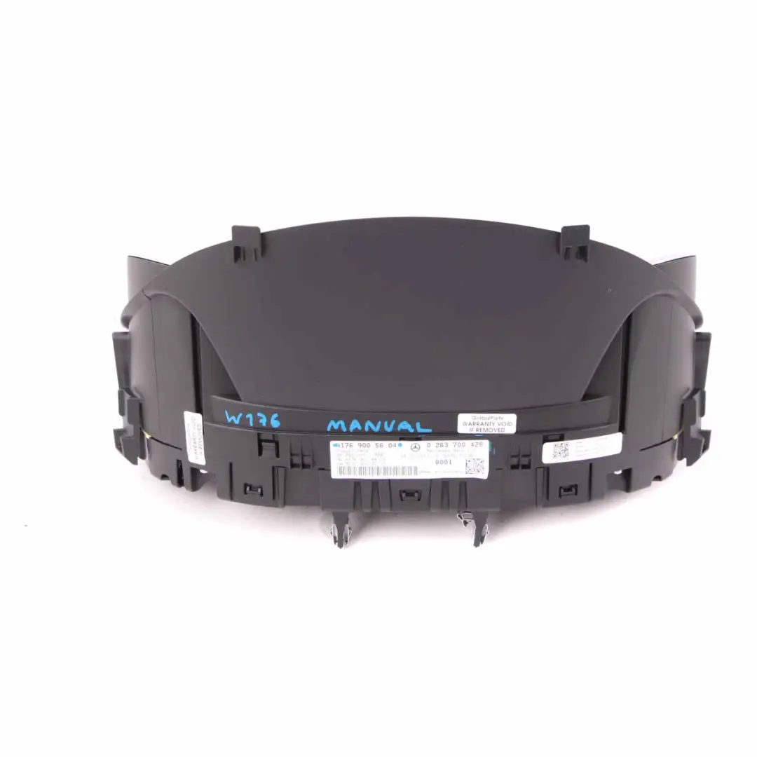 Instrument Cluster Mercedes W176 Diesel Speedo Clocks Trim Manual to with Part number A1769005604 Instrument Cluster Mercedes W176 Diesel Speedo Clocks Trim Manual - SKU rhd-A1769005604 - Part number A1769005604