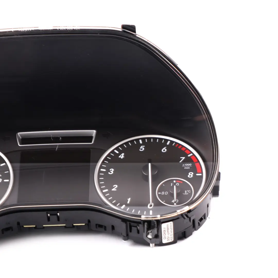 Instrument Cluster Speedo Clocks Meter Manual to Mercedes W176 Petrol with Part number A1769007400 Mercedes W176 Petrol Instrument Cluster Speedo Clocks Meter Manual - SKU rhd-A1769007400 - Part number A1769007400