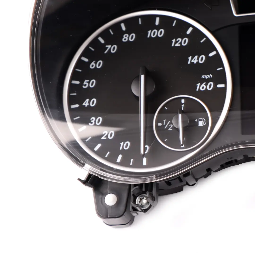 Instrument Cluster Speedo Clocks Meter Manual to Mercedes W176 Petrol with Part number A1769007400 Mercedes W176 Petrol Instrument Cluster Speedo Clocks Meter Manual - SKU rhd-A1769007400 - Part number A1769007400