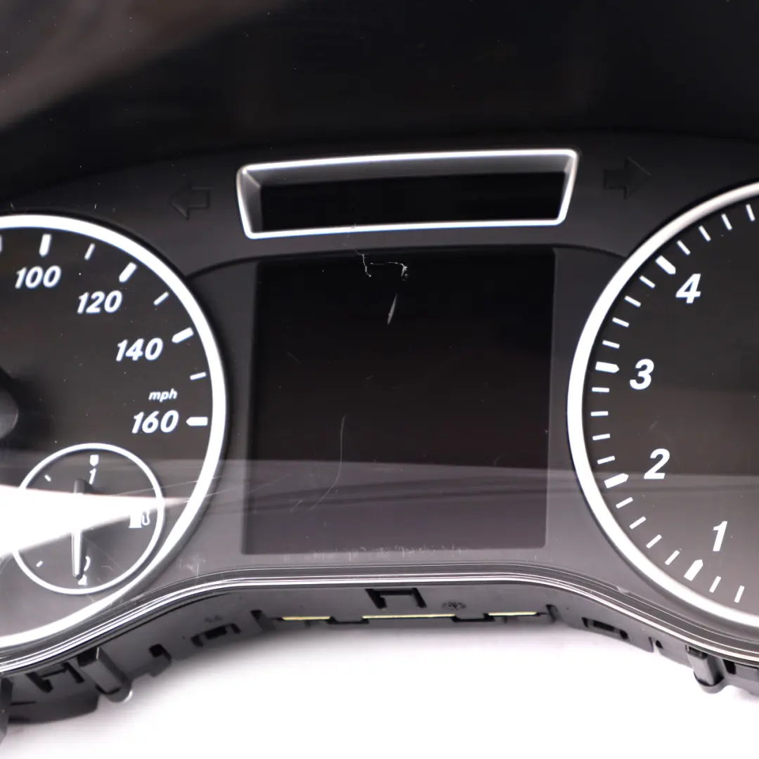 Instrument Cluster Speedo Clocks Meter Manual to Mercedes W176 Petrol with Part number A1769007400 Mercedes W176 Petrol Instrument Cluster Speedo Clocks Meter Manual - SKU rhd-A1769007400 - Part number A1769007400