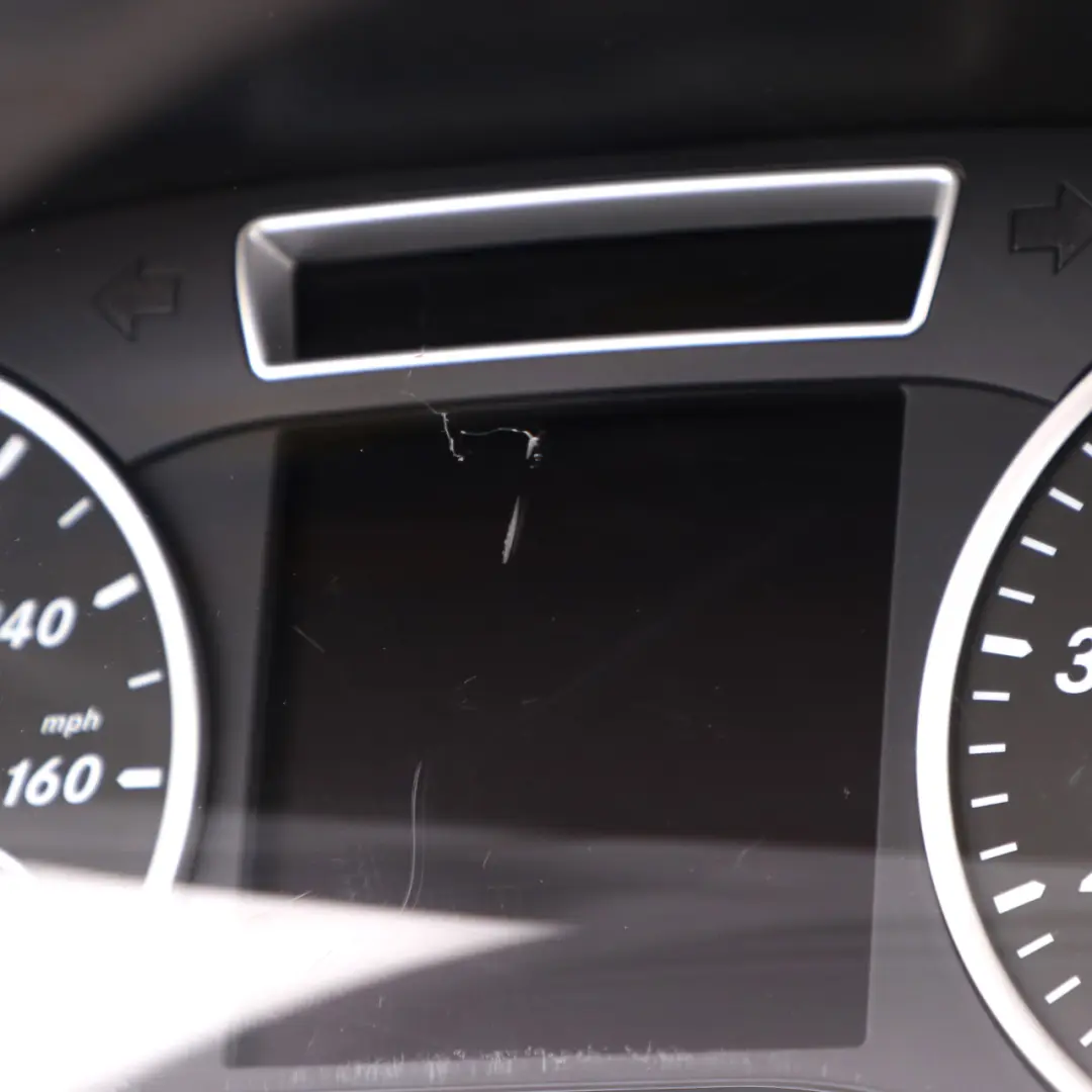 Instrument Cluster Speedo Clocks Meter Manual to Mercedes W176 Petrol with Part number A1769007400 Mercedes W176 Petrol Instrument Cluster Speedo Clocks Meter Manual - SKU rhd-A1769007400 - Part number A1769007400