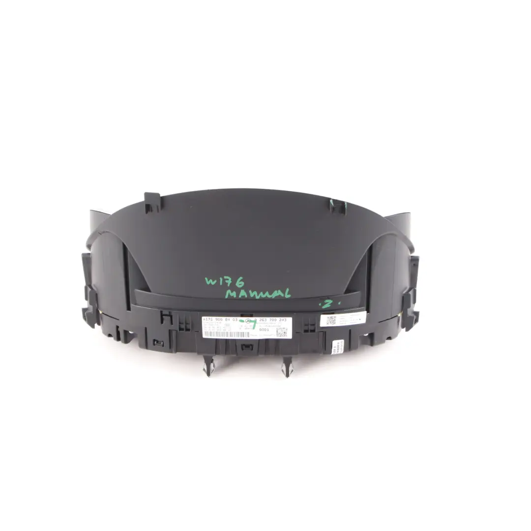 Instrument Cluster Mercedes W176 Diesel Speedo Clocks Manual to with Part number A1769008403 Instrument Cluster Mercedes W176 Diesel Speedo Clocks Manual - SKU rhd-A1769008403-1 - Part number A1769008403