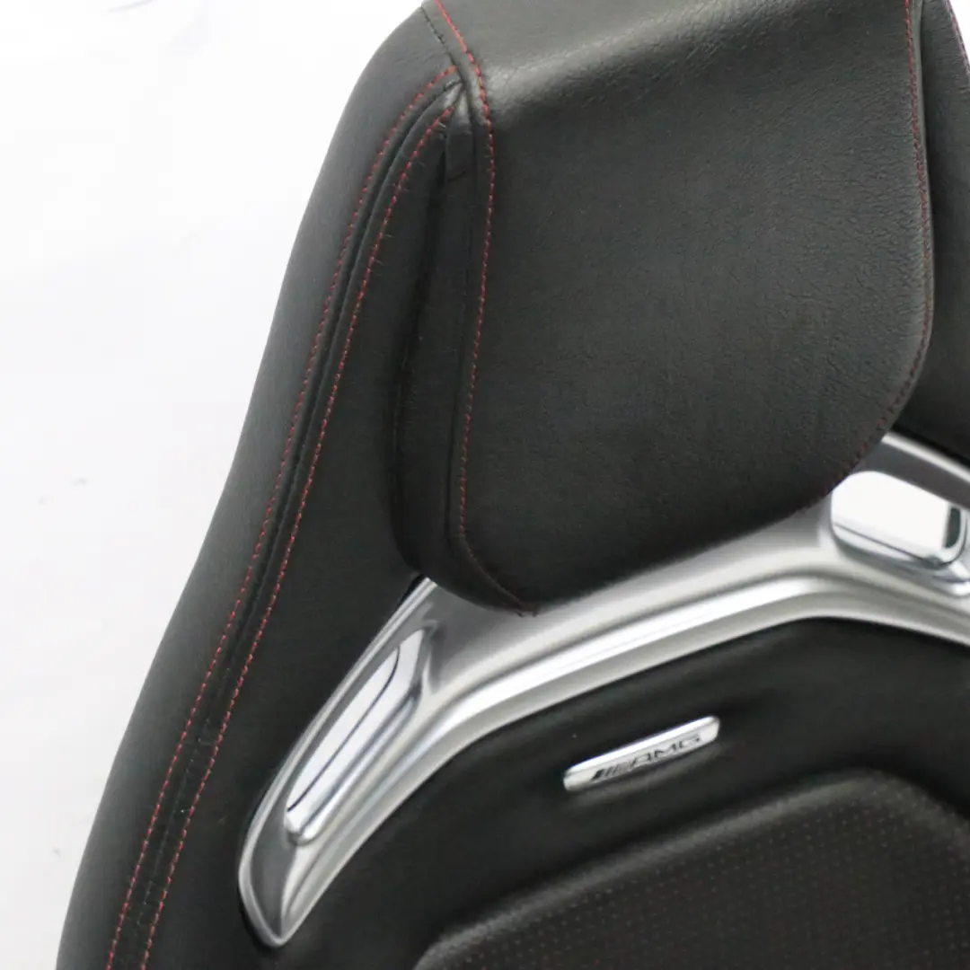 Front Seat Mercedes C117 W176 Right O/S AMG Leather Black Red Heated Memory to with Part number A1769103802 Front Seat Mercedes C117 W176 Right O/S AMG Leather Black Red Heated Memory - SKU rhd-A1769103802-2 - Part number A1769103802