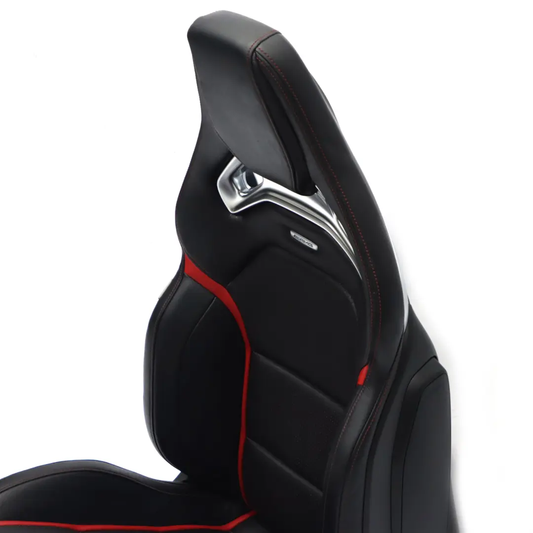Front Seat Mercedes C117 W176 Left N/S AMG Leather Black Red Heated Memory to with Part number A1769103902 Front Seat Mercedes C117 W176 Left N/S AMG Leather Black Red Heated Memory - SKU rhd-A1769103902-2 - Part number A1769103902
