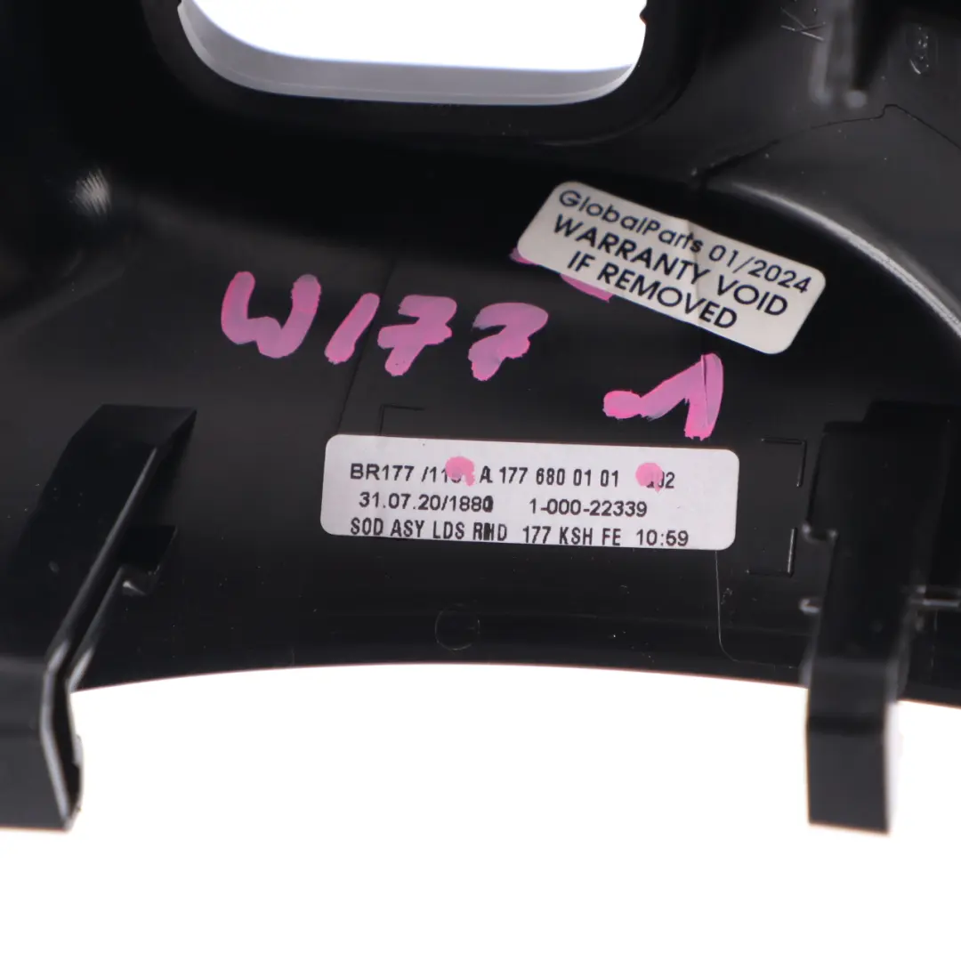 Mercedes W177 Headlight Switch Cover Surround Trim Dash Panel Black - SKU rhd-A1776800101-1 - Part number A1776800101