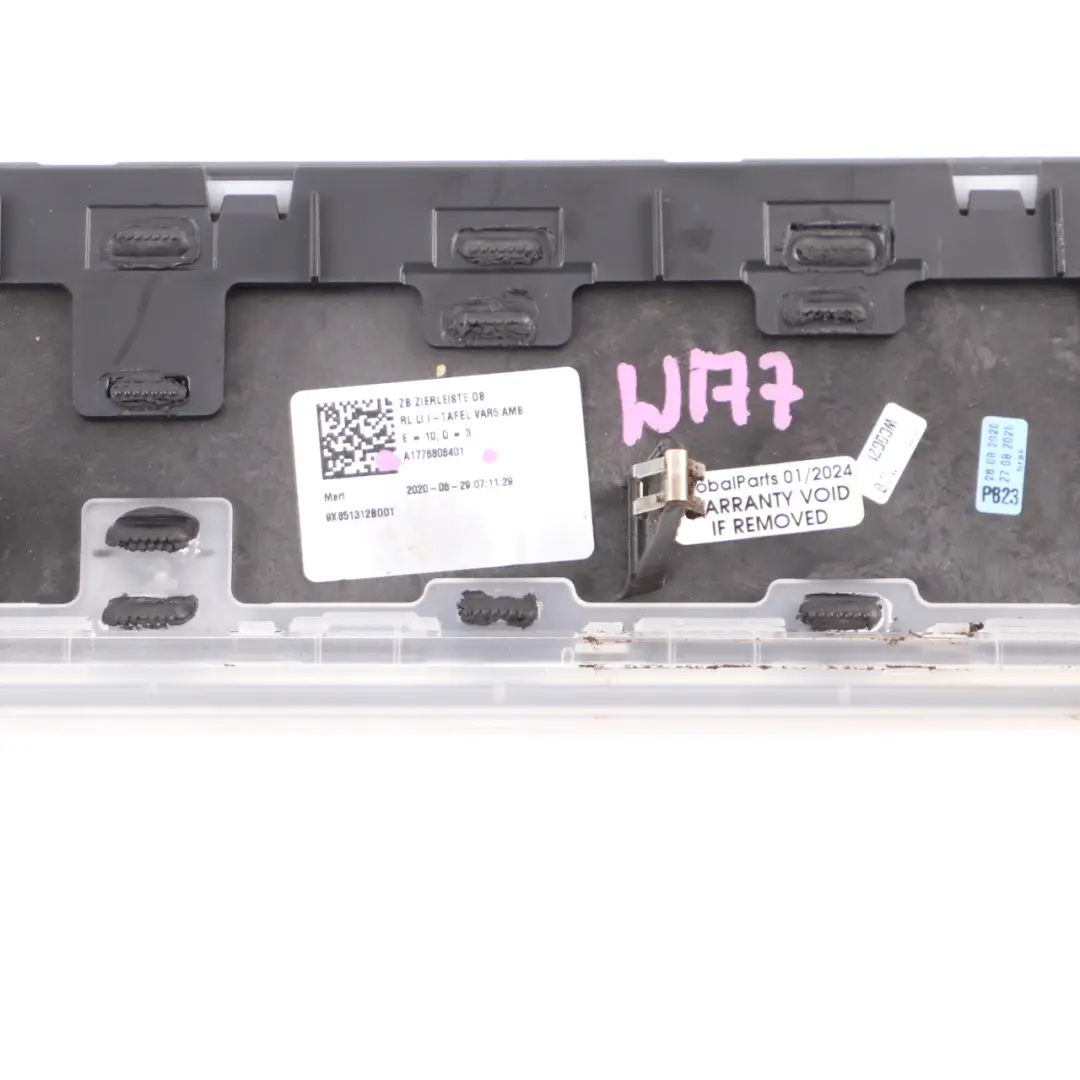 Dashboard Trim Cover Panel Dash Interior Aluminium to Mercedes W177 with Part number A1776808401 Mercedes W177 Dashboard Trim Cover Panel Dash Interior Aluminium - SKU rhd-A1776808401 - Part number A1776808401