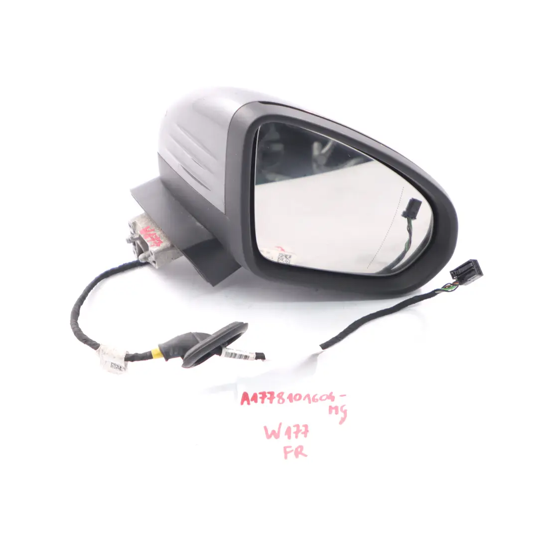Wing Mirror Door Right O/S Outside Mountain Grey - 787 to Mercedes W177 with Part number A1778101604 Mercedes W177 Wing Mirror Door Right O/S Outside Mountain Grey - 787 - SKU rhd-A1778101604-MG - Part number A1778101604