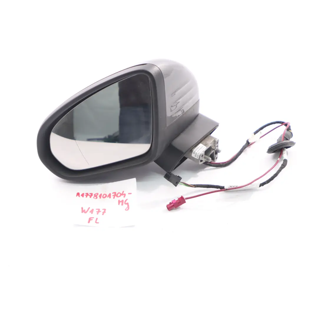 Mercedes W177 Wing Mirror Door Left N/S Outside Mountain Grey - 787 - SKU rhd-A1778101704-MG - Part number A1778101704