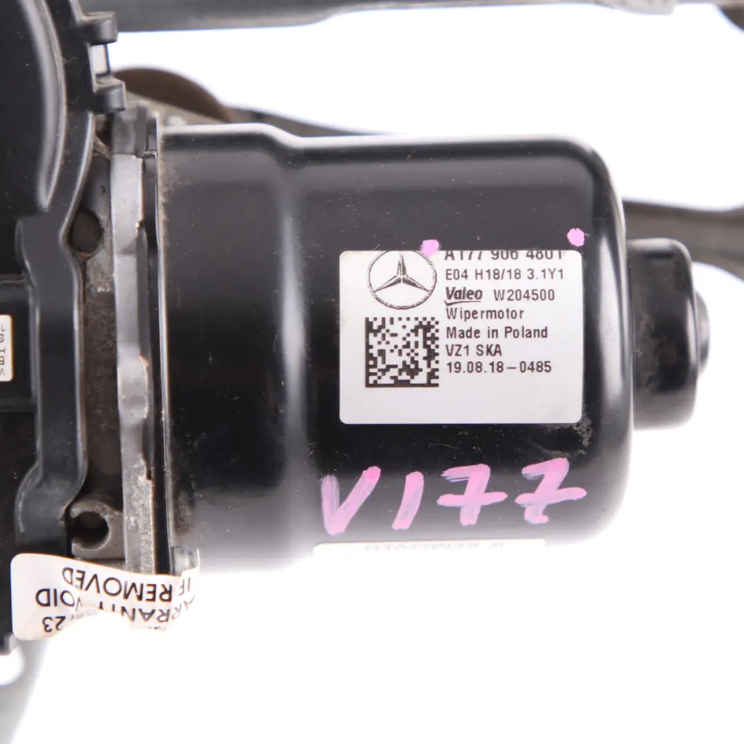 Windscreen Front Wiper Motor Linkage System Windshield A1779064801 to Mercedes W177 with Part number A1778204301 Mercedes W177 Windscreen Front Wiper Motor Linkage System Windshield A1779064801 - SKU rhd-A1778204301 - Part number A1778204301