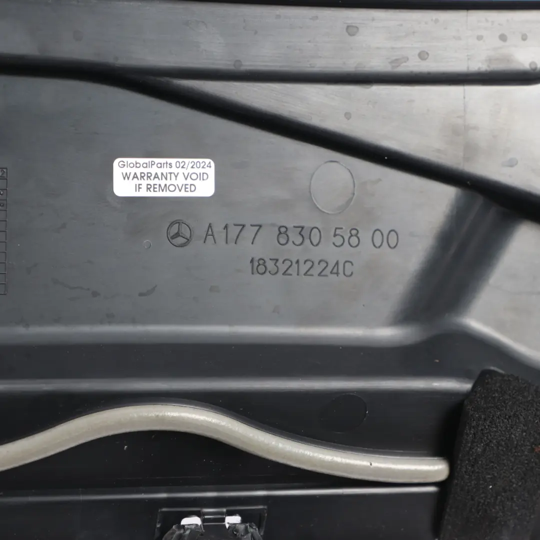 Scuttle Panel Windscreen Windshield Cover Plate Trim to Mercedes W177 with Part number A1778305800 Mercedes W177 Scuttle Panel Windscreen Windshield Cover Plate Trim - SKU rhd-A1778305800 - Part number A1778305800