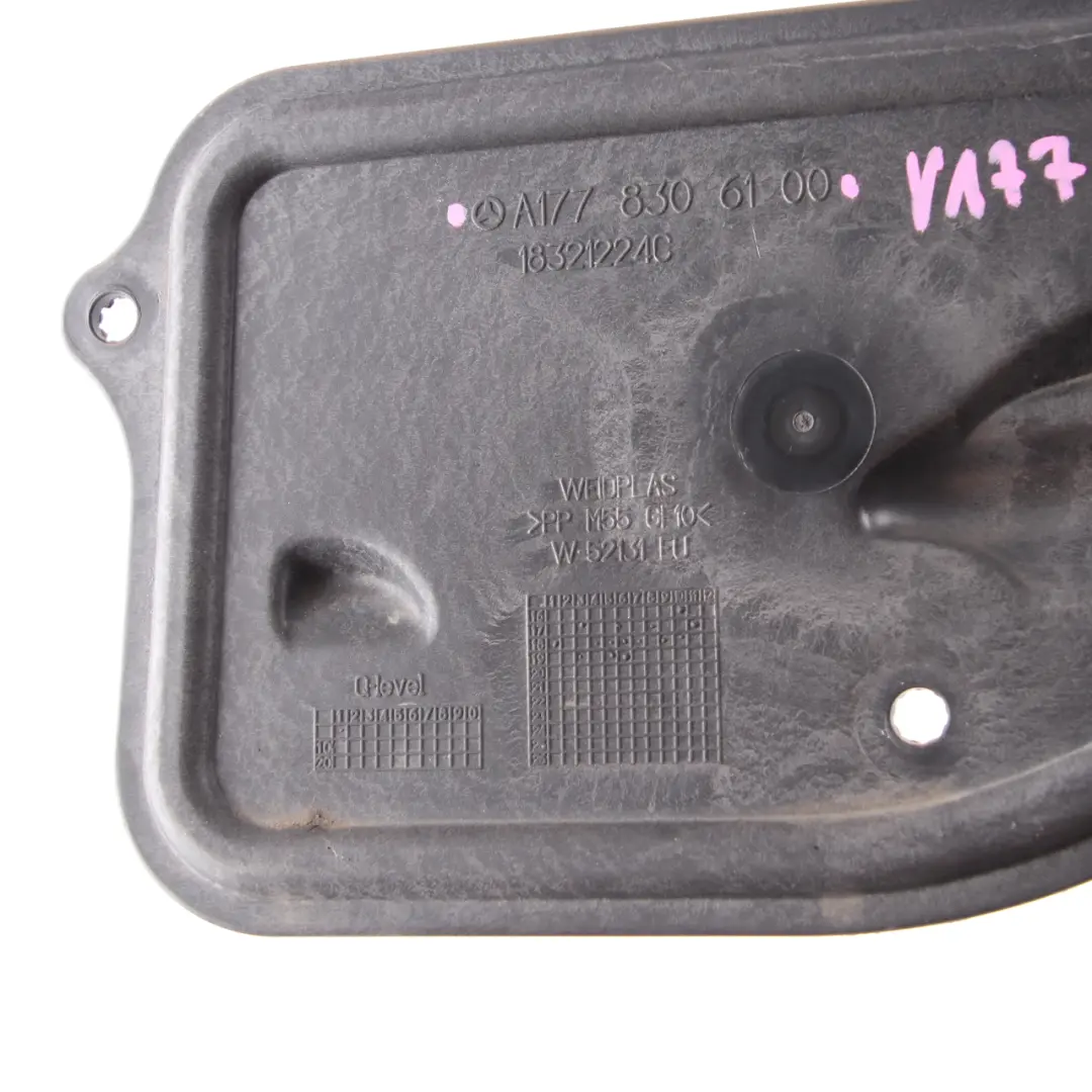 Mercedes W177 Engine Bay Lid Cover Water Drain Baffle Trim Panel - SKU rhd-A1778306100 - Part number A1778306100