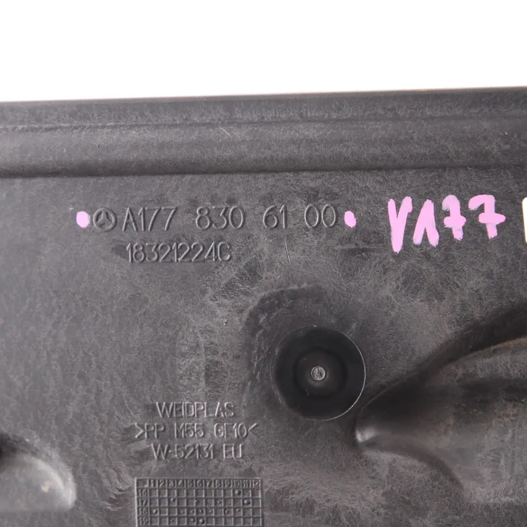 Mercedes W177 Engine Bay Lid Cover Water Drain Baffle Trim Panel - SKU rhd-A1778306100 - Part number A1778306100