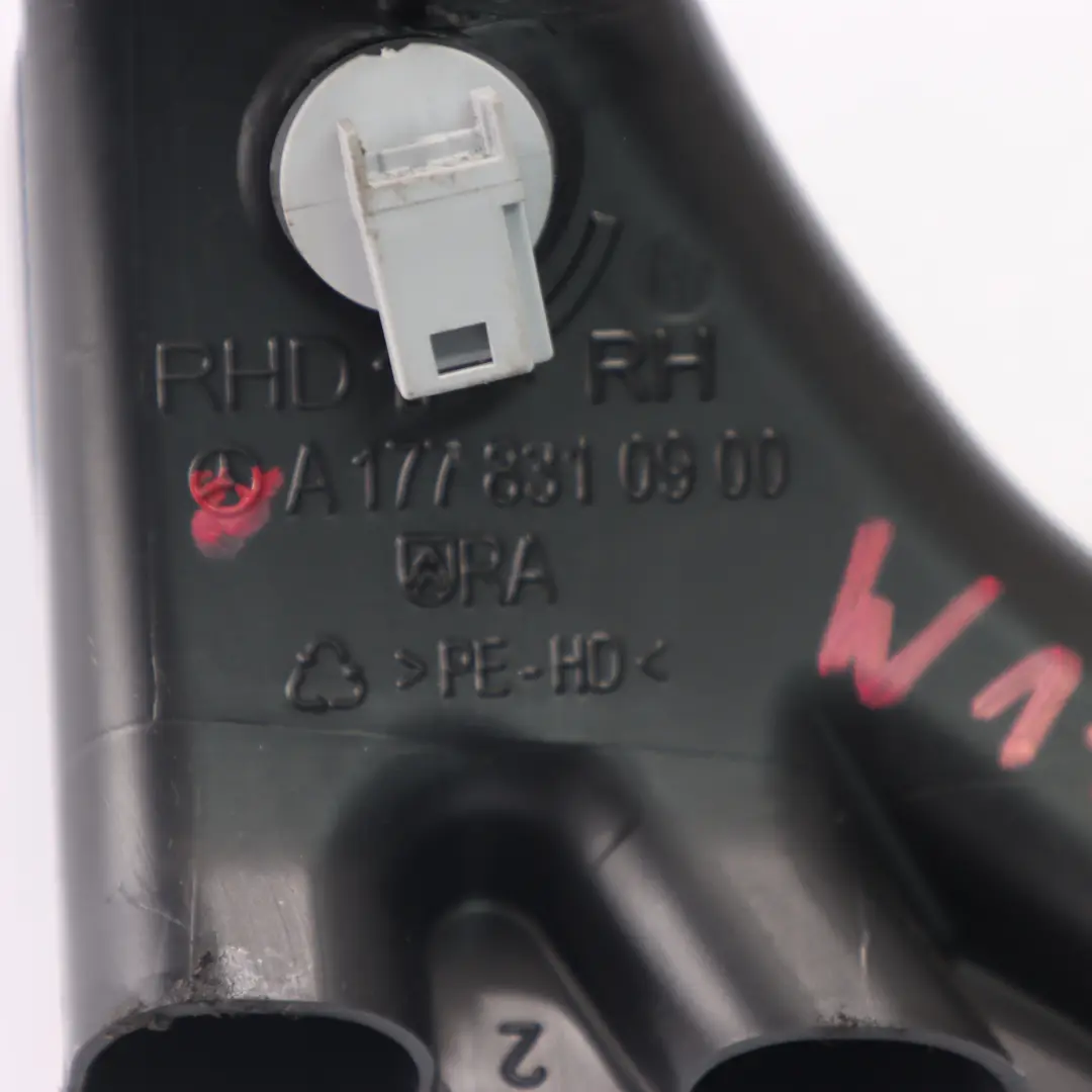 Vent Duct Channel Cabin Front Right O/S to Mercedes C118 W177 W247 Air with Part number A1778310900 Mercedes C118 W177 W247 Air Vent Duct Channel Cabin Front Right O/S - SKU rhd-A1778310900 - Part number A1778310900