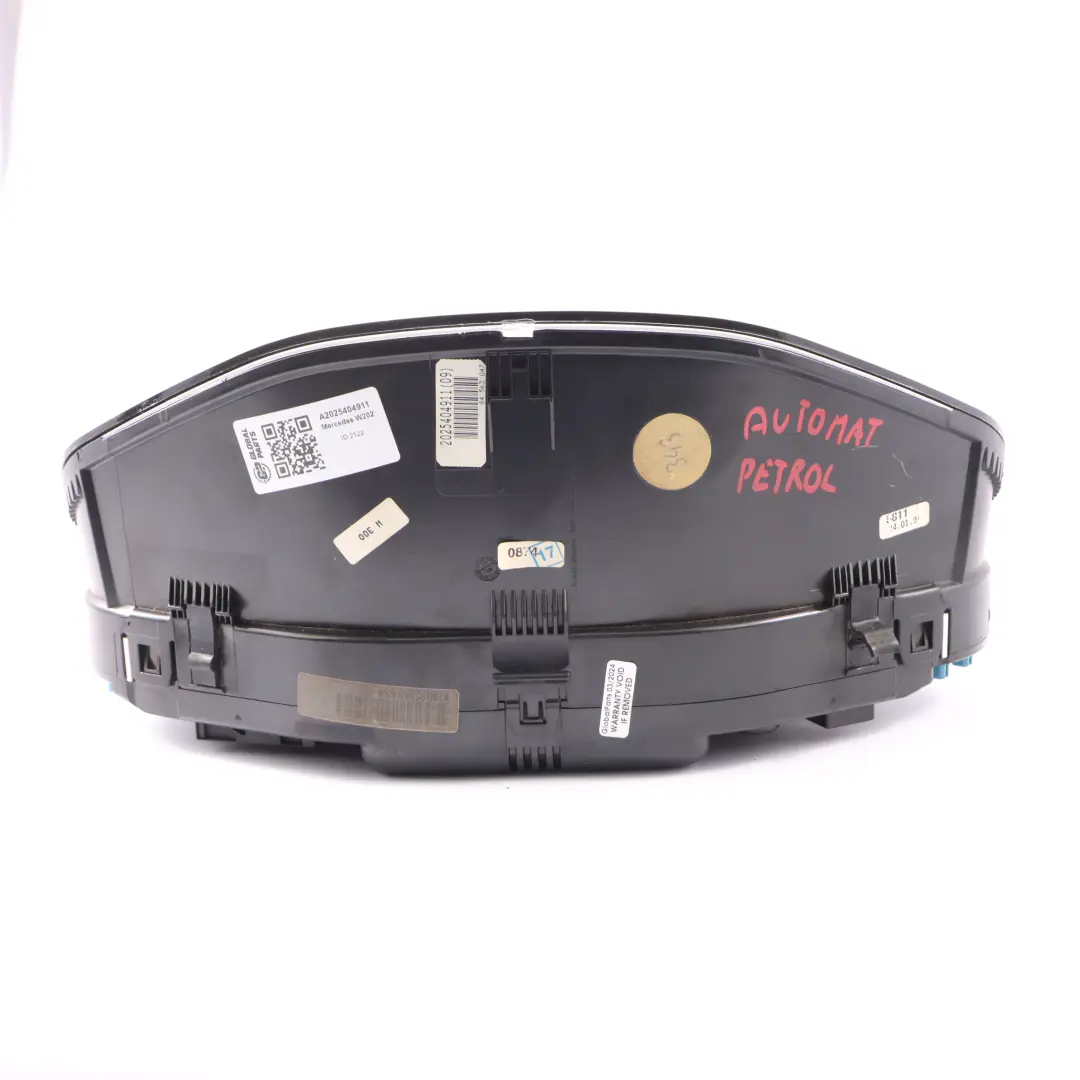 Instrument Cluster Speedo Meter Automatic to Mercedes W202 Petrol with Part number A2025404911 Mercedes W202 Petrol Instrument Cluster Speedo Meter Automatic - SKU rhd-A2025404911 - Part number A2025404911